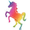 Unicorn Glitter Holographic Foil Shape Balloon