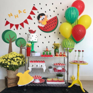 watermelon theme balloons