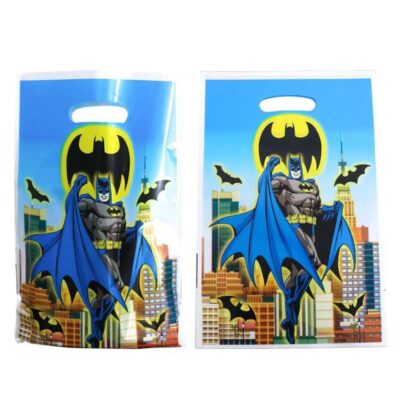 Batman party loot bags 6.4x10 inch 10 pieces, Auckland NZ