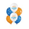 Bluey Party balloons package 6pc Bluey theme balloon package 6 pieces 12 inch helium quality, Auckland NZ