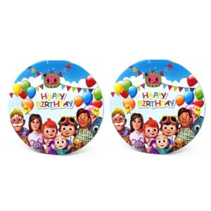 Cocomelon Family party paper plates 7 inch 10 pieces, Auckland NZ