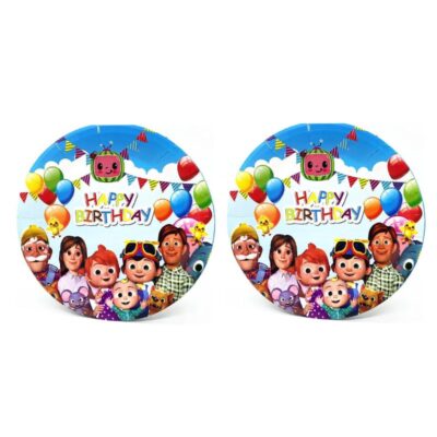 Coconelon Family Party 7 inch Plate 10pks Cocomelon Family party paper plates 7 inch 10 pieces, Auckland NZ