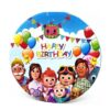 Cocomelon Family party paper plates 9 inch 10 pieces, Auckland NZ
