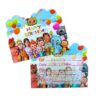 Cocomelon Family party invitation cards 10 pieces 5.5x4.3 inch, Auckland NZ
