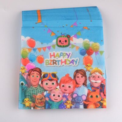 Coconelon Family Party napkins Cocomelon Family party napkins 20 pieces, Auckland NZ