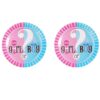 Gender reveal party paper plates 7 inch 10 pieces, Auckland NZ