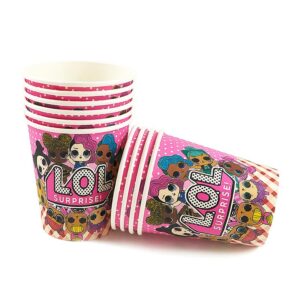 LOL Surprise party paper cups 266ml 10 pieces, Auckland NZ