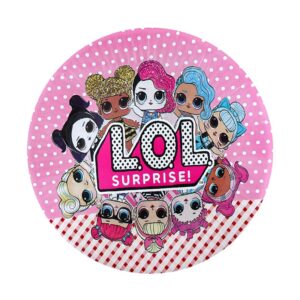 LOL Surprise party paper plates 9 inch 10 pieces, Auckland NZ