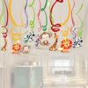 Safari Party Planet Hanging Swirl Decorations Safari jungle party hanging swirl decorations 30 pieces, Auckland NZ