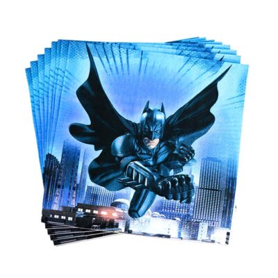 Batman party napkins 20 pieces, Auckland NZ