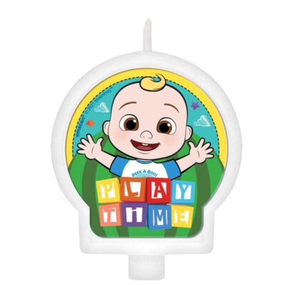 Cocomelon Play Time Candle Cocomelon play time birthday candle, party decoration Auckland NZ