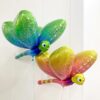 Dragonfly fol balloons main 4D cheerful dragonfly party foil balloon 50x83cm helium quality, Auckland NZ