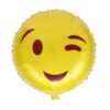 Face Emoji foil party balloon 45cm AF-170 self-sealing, Auckland NZ
