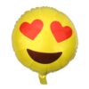 Face Emoji 07 Face Emoji foil party balloon 45cm AF-165 self-sealing, Auckland NZ