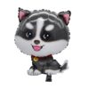 Husky pet party foil balloon 50x70cm self-sealing, Auckland NZ