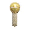 Inflatable Microphone Balloons Gold microphone foil balloon 41x84cm self-sealing, wedding party Auckland NZ
