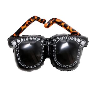 Sunglass foil balloon 62x83cm self-sealing, face emoji party Auckland NZ
