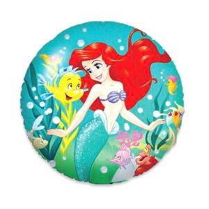 Mermaid party round foil balloon 18 inch 45cm self-sealing, Auckland NZ