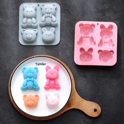 rabbit bear mould