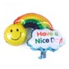 sun have a nice day Rainbow sunshine foil balloon 98x75cm, Auckland NZ