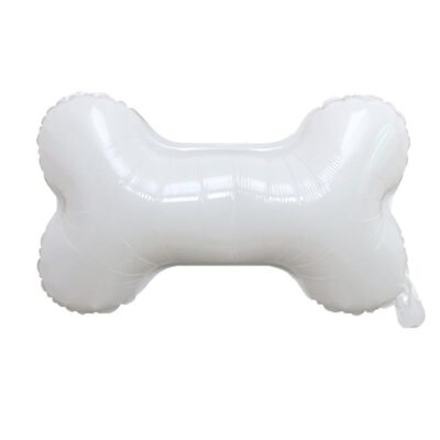 white bone foil balloon Dog bone pet party foil balloon 63x38cm, Auckland NZ
