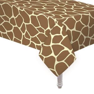 Safari jungle party giraffe table cover 137x274cm, Auckland NZ