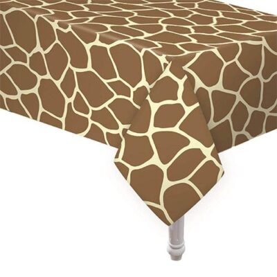 Safari jungle party giraffe table cover 137x274cm, Auckland NZ