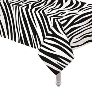 Safari jungle party zebra table cover 137x274cm, Auckland NZ