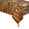 Safari jungle party tiger table cover 137x274cm, Auckland NZ