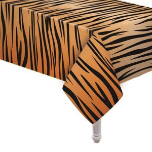 Safari jungle party tiger table cover 137x274cm, Auckland NZ