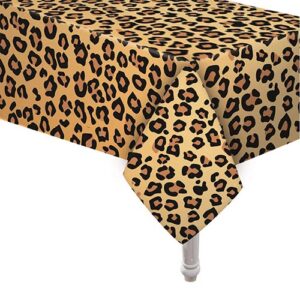 Safari jungle party cheetah table cover 137x274cm, Auckland NZ