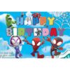 Spiderman wallpaper Spiderman party wall backdrop banner 100x150cm premium fabric, Auckland NZ