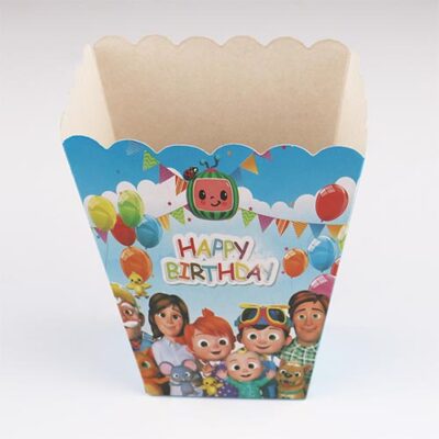 cocomelon popcorn box Cocomelon Family party popcorn box 6 pieces 6.5x4.5x13cm, Auckland NZ