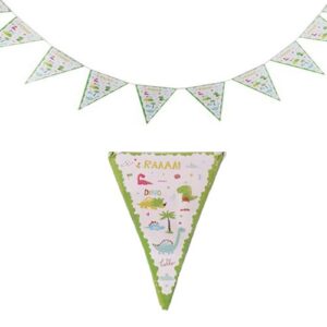 Dinosaur party hanging flag banners 3m 10 pieces, Auckland NZ
