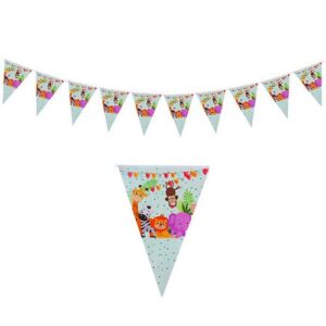 Safari jungle party hanging flag banners 3m 10 pieces, Auckland NZ