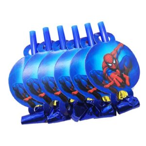 Spiderman party blowouts 7x13cm 6 pieces, Auckland NZ