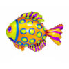 Tropical fish under the sea foil balloon 81x65cm helium quality, Auckland NZ