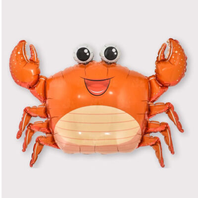 Crab under the sea foil balloon 78x57cm, Auckland NZ