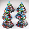 Superhero Avengers Marvel party cone hats 13cm radius 20cm 6 pieces, Auckland NZ