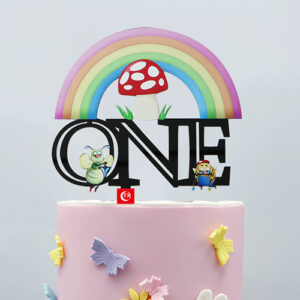 One 1st birthday cake topper 13x14cm acrylic, Auckland NZ