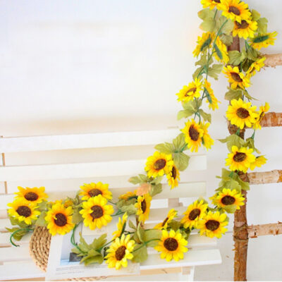 34 sunflower vine string
