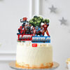 Superhero Happy Birthday cake topper 13x12cm acrylic, Auckland NZ