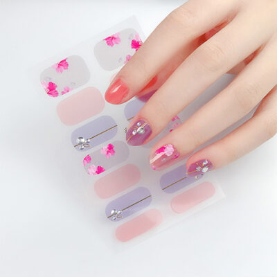 Waterproof nail wrap sticker XYN-001 nail art design, Auckland NZ