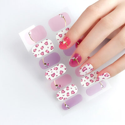 Waterproof nail wrap sticker XYN-004 nail art design, Auckland NZ