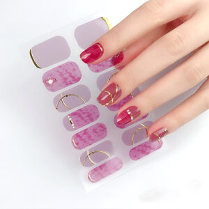 Waterproof nail wrap sticker XYN-008 nail art design, Auckland NZ