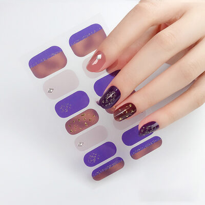 Waterproof nail wrap sticker XYN-012 nail art design, Auckland NZ