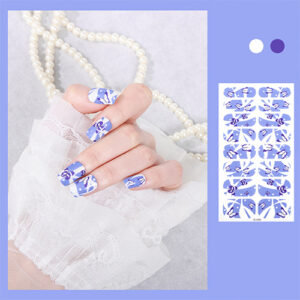 Waterproof nail wrap sticker XZE-0300 nail art design, Auckland NZ