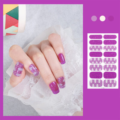 XZE-0308 Waterproof nail wrap sticker XZE-0308 nail art design, Auckland NZ