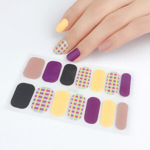 Waterproof nail wrap sticker XZX-3051 nail art design, Auckland NZ