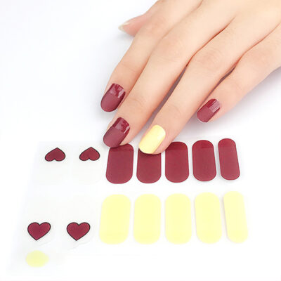 Waterproof nail wrap sticker XZX-3053 nail art design, Auckland NZ